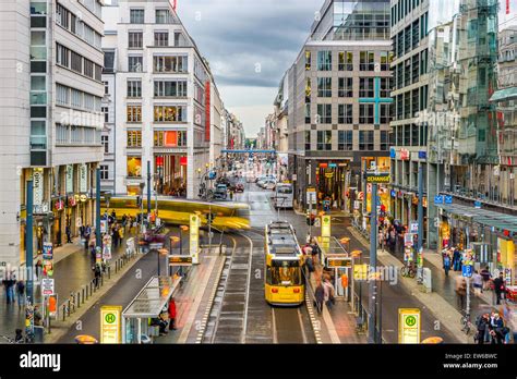 famous shopping street in berlin.